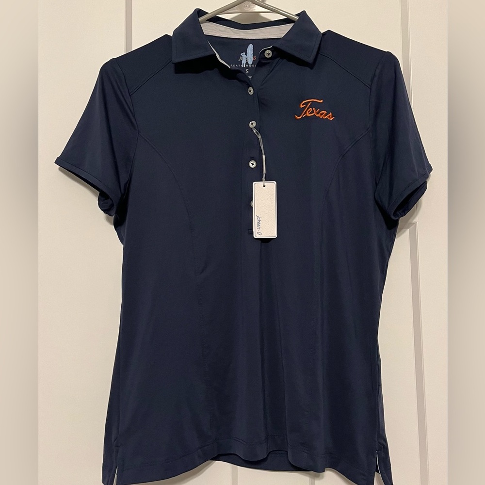 johnnie-O Featherweight Navy Texas Polo